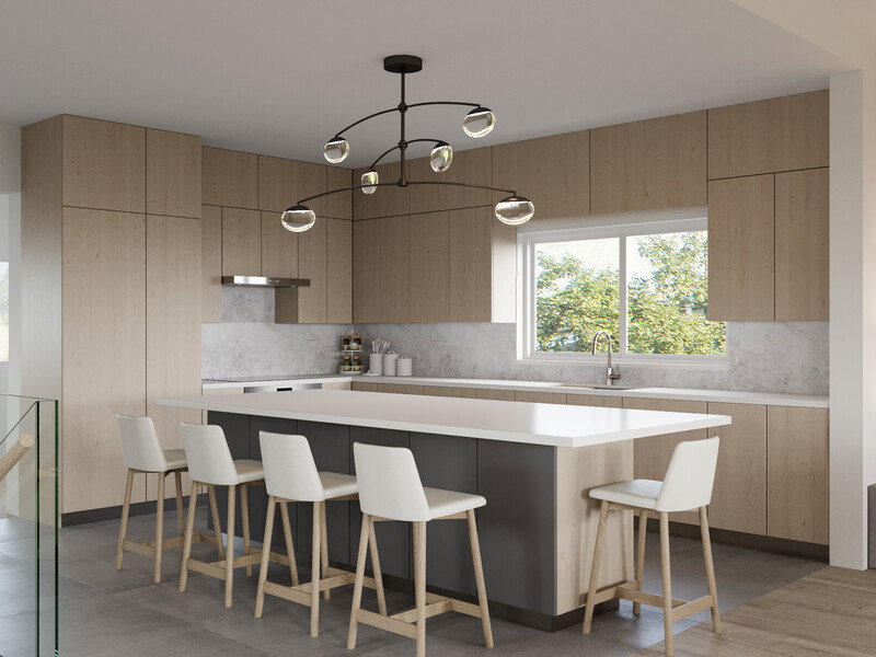 Online Designer Kitchen 3D Model thumbnail1