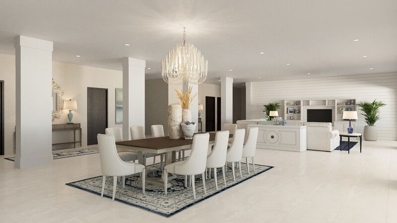 Modelo 3D Sala-Comedor del Diseñador en Línea 1