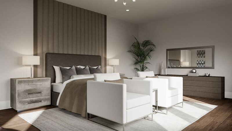 Online Designer Bedroom 3D Model 2