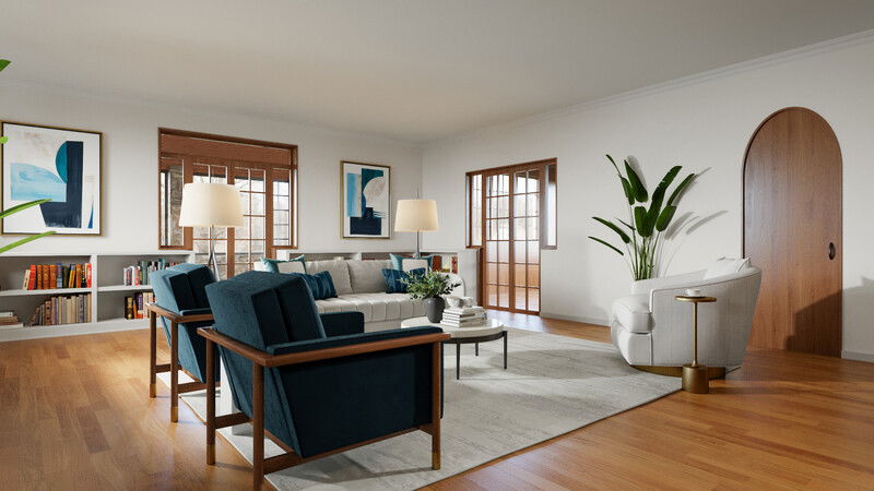 Online Designer Living Room 3D Model 4