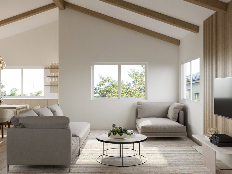 Online Designer Living Room 3D Model thumbnail1