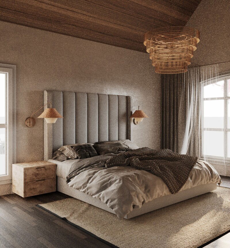 Online Designer Bedroom 3D Model 4