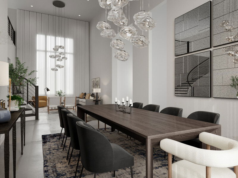 Modelo 3D de Comedor de Diseñador en Línea 3