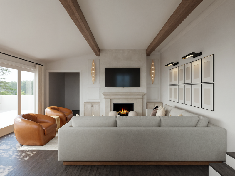 Online Designer Combined Living/Dining 3D Model 3