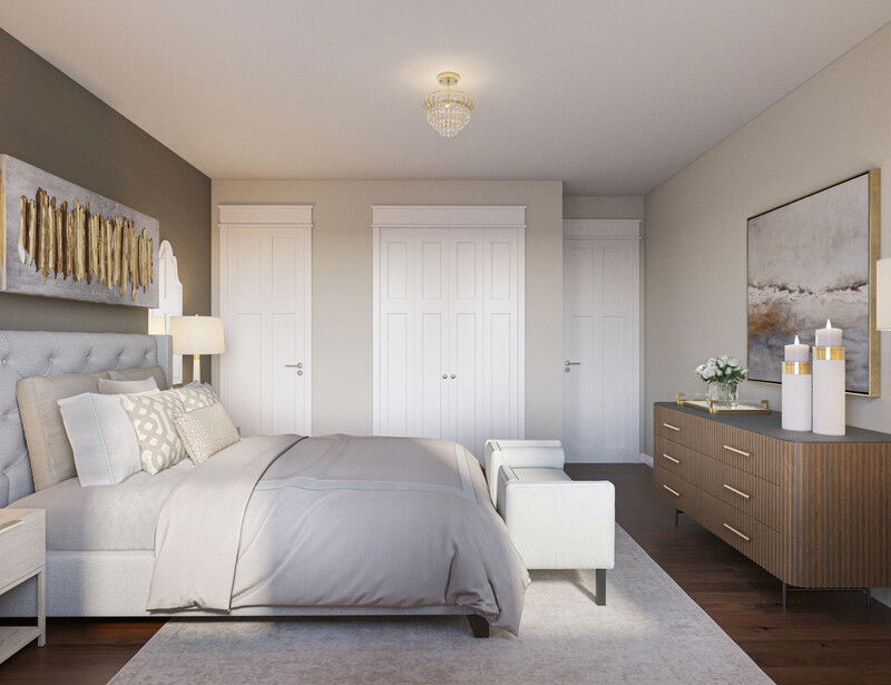 Online Designer Bedroom 3D Model 3