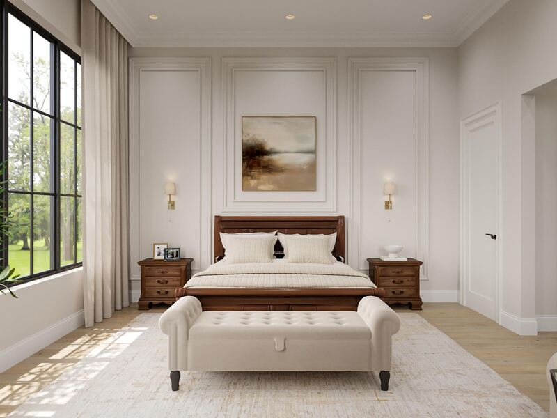 Online Designer Bedroom 3D Model 2