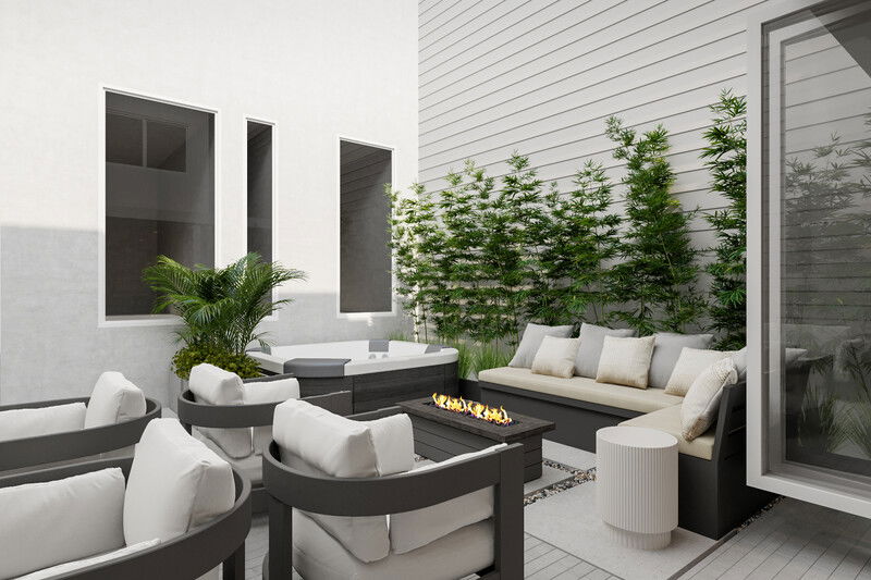 Modelo 3D de Patio de Diseñador Online 3