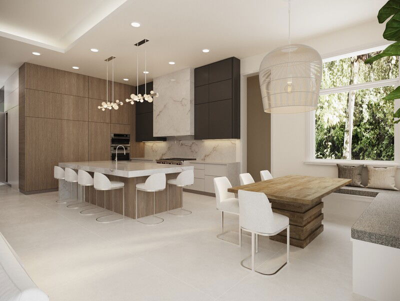 Online Designer Combined Living/Dining 3D Model 4