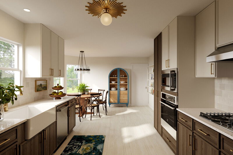 Modelo 3D de Cocina de Diseñador en Línea 3