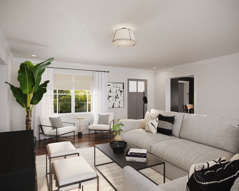 Online Designer Living Room 3D Model thumbnail3