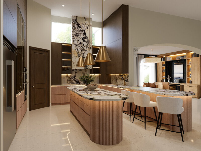 Online Designer Kitchen 3D Model 3