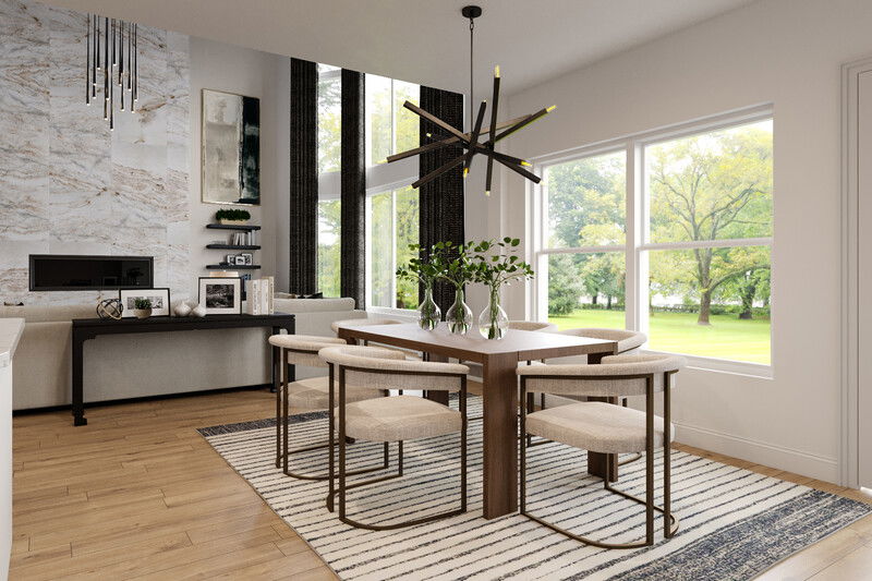 Online Designer Combined Living/Dining 3D Model 7