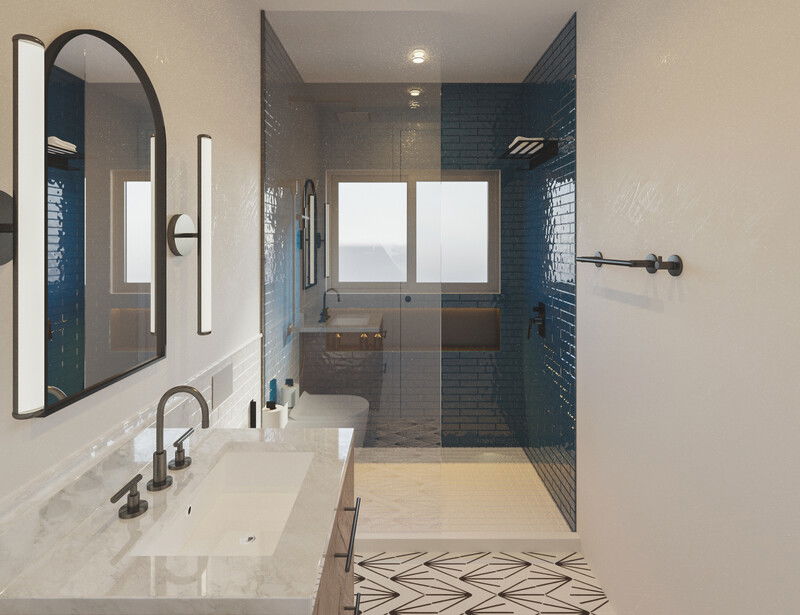 Online Designer Bathroom 3D Model 2