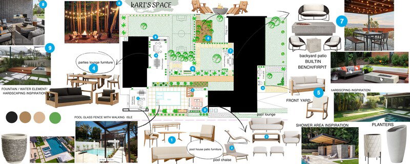 Modern Coastal Patio Design | Decorilla