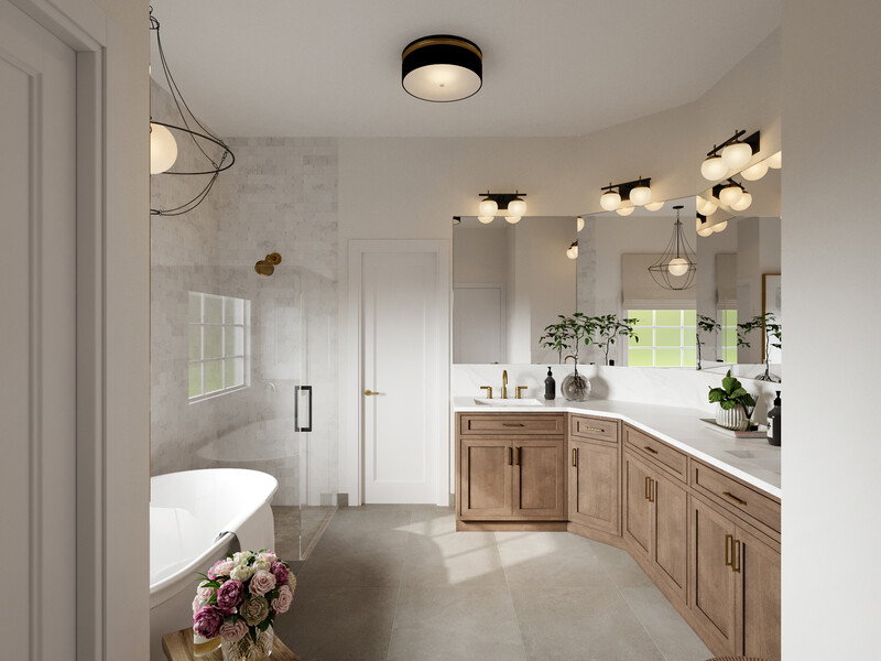 Online Designer Bathroom 3D Model thumbnail1