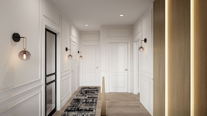 Online Designer Hallway/Entry 3D Model 1