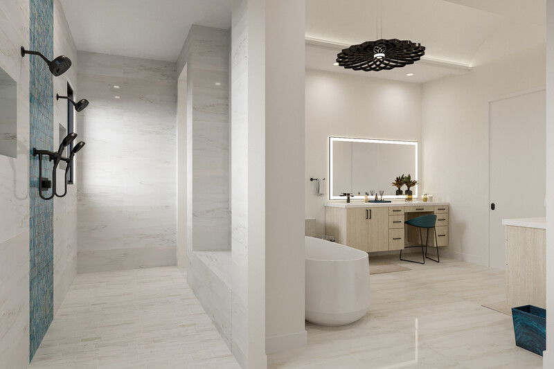 Online Designer Bathroom 3D Model 2