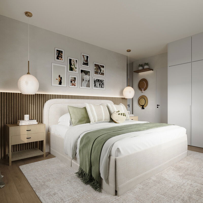 Online Designer Bedroom 3D Model 1