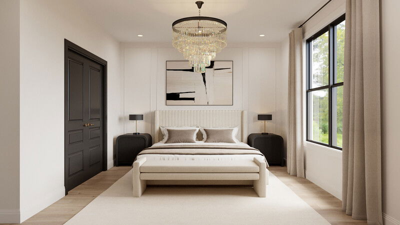 Online Designer Bedroom 3D Model 1