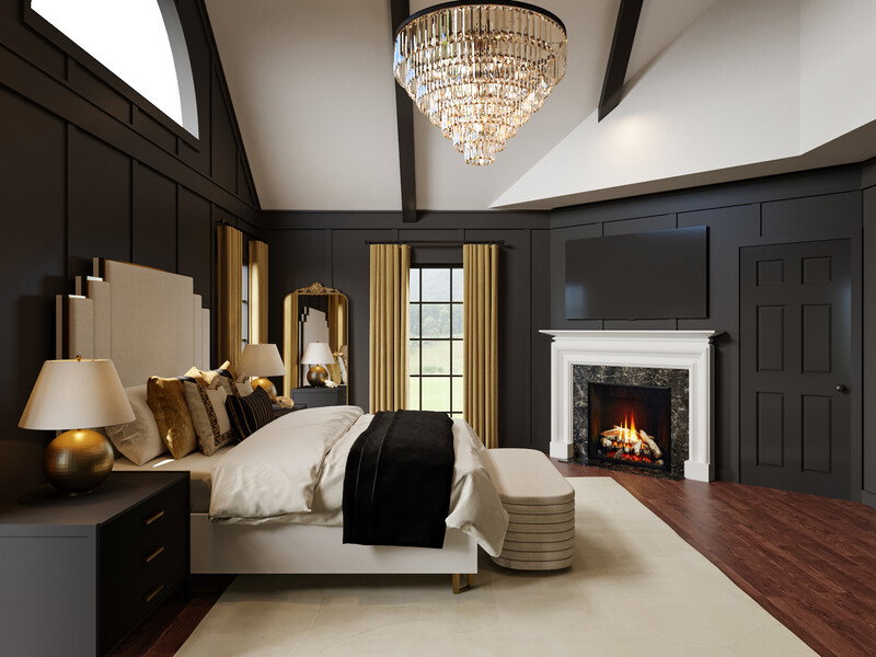 Online Designer Bedroom 3D Model thumbnail2