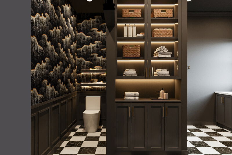 Online Designer Bathroom 3D Model thumbnail2