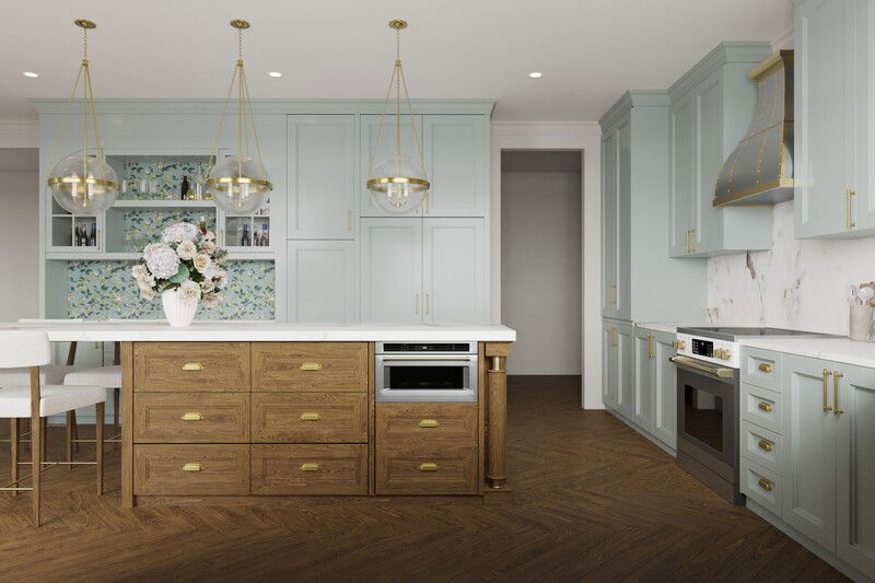 Online Designer Kitchen 3D Model thumbnail3