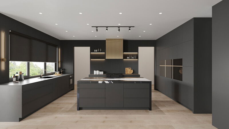 Modelo 3D de Cocina de Diseñador en Línea 2