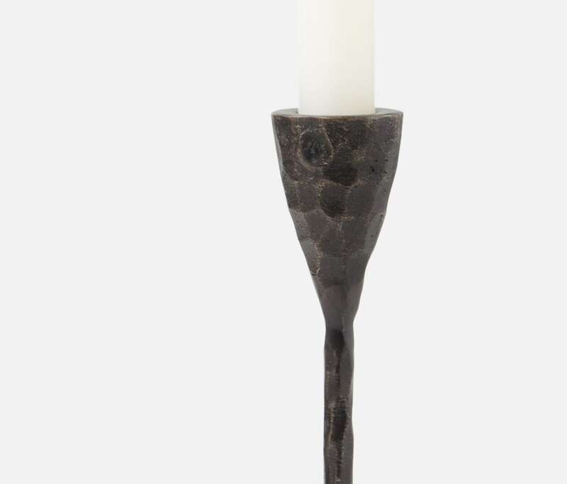 Alina Bronze Candle Holders, Set of 3, Candles & Candle Holder by Blue Pheasant, 48" height x 48" diameter View 3