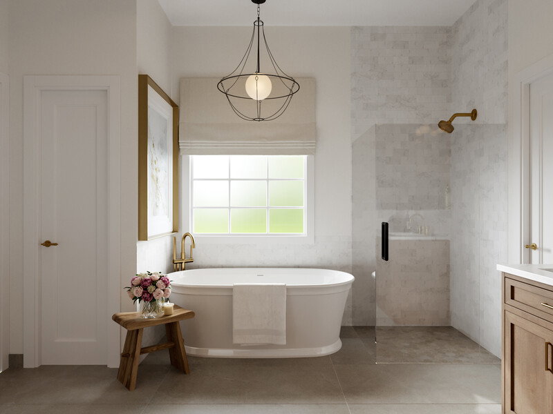 Online Designer Bathroom 3D Model thumbnail2