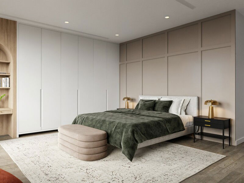 Online Designer Bedroom 3D Model 2