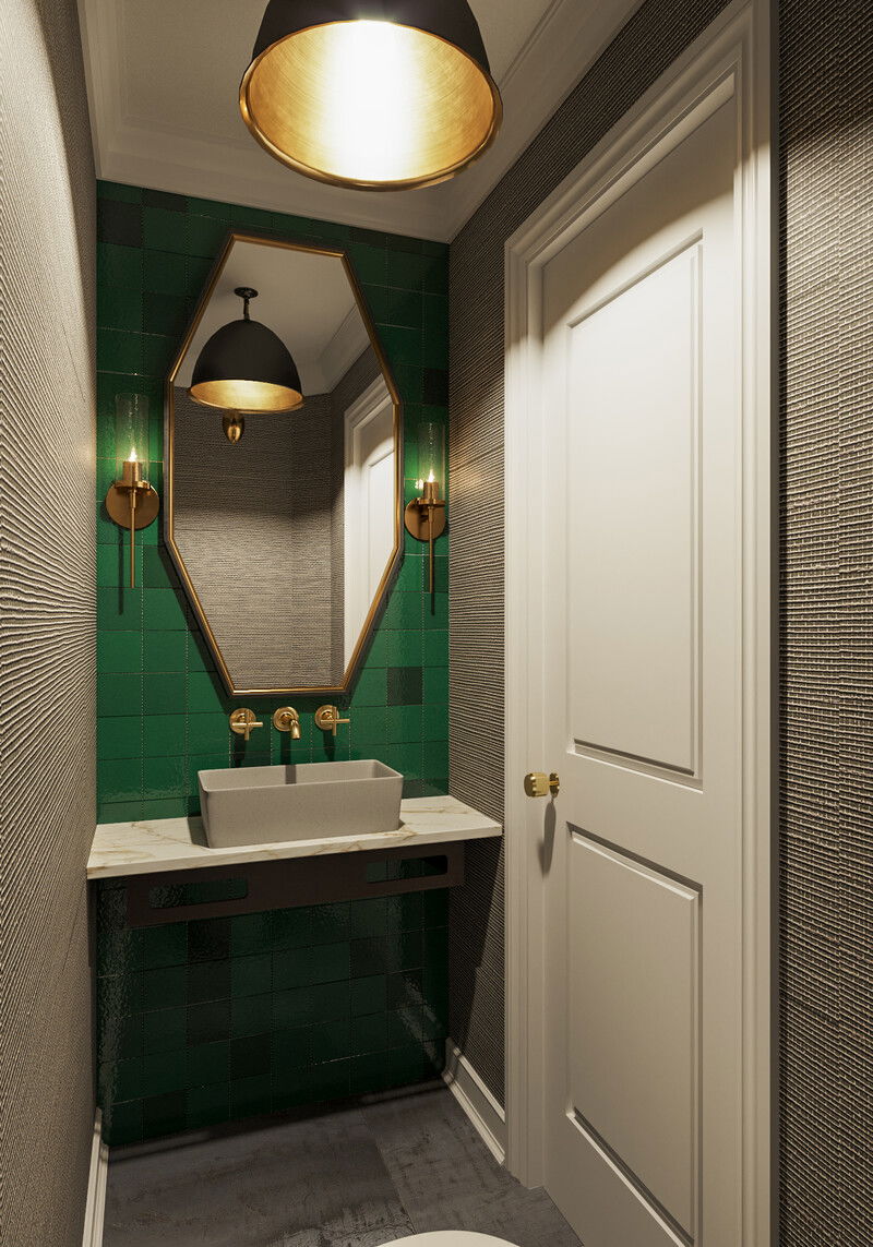 Online Designer Bathroom 3D Model 3