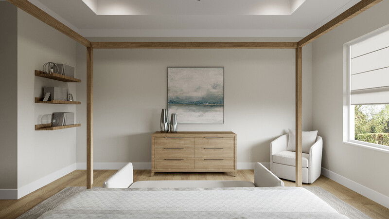 Online Designer Bedroom 3D Model thumbnail2