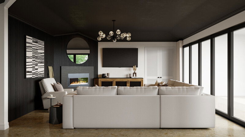 Online Designer Combined Living/Dining 3D Model 7