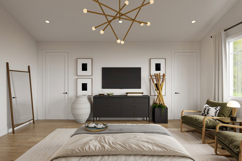Online Designer Bedroom 3D Model thumbnail3