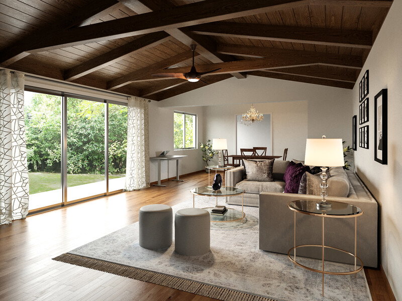 Online Designer Living Room 3D Model thumbnail1
