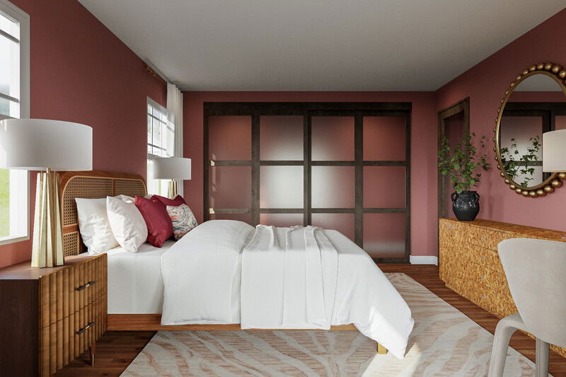 Online Designer Bedroom 3D Model 3