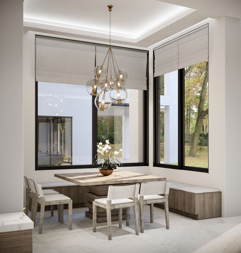Online Designer Combined Living/Dining 3D Model 5
