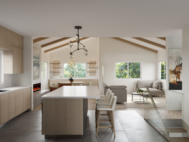 Online Designer Dining Room 3D Model thumbnail1