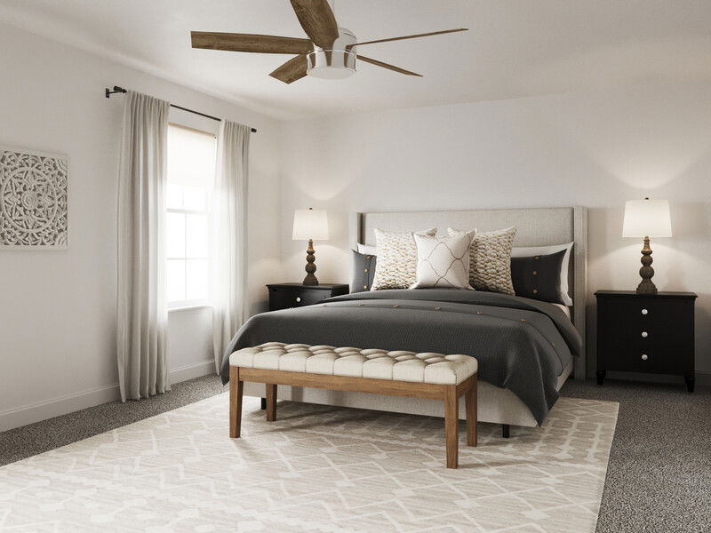 Online Designer Bedroom 3D Model 1