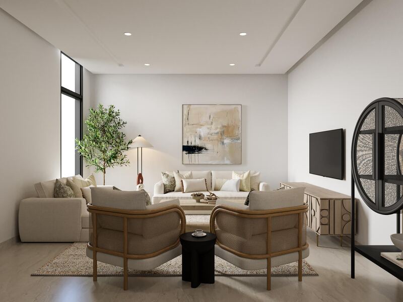Online Designer Living Room 3D Model 1