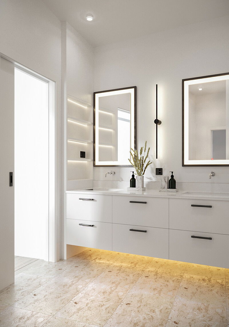 Online Designer Bathroom 3D Model 3
