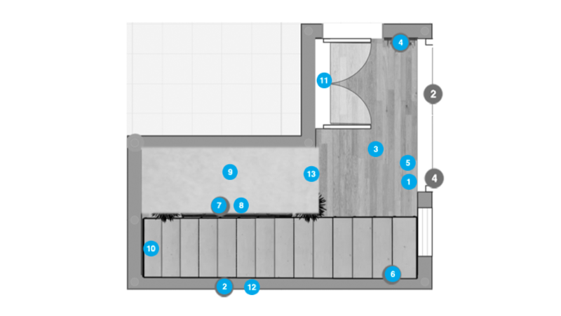 Online Designer Hallway/Entry Floorplan