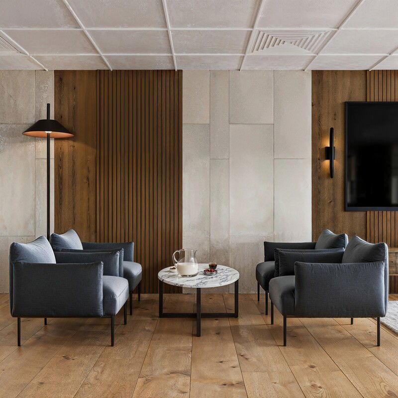 Online Designer Combined Living/Dining 3D Model thumbnail4