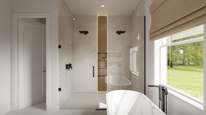 Online Designer Bathroom 3D Model 3