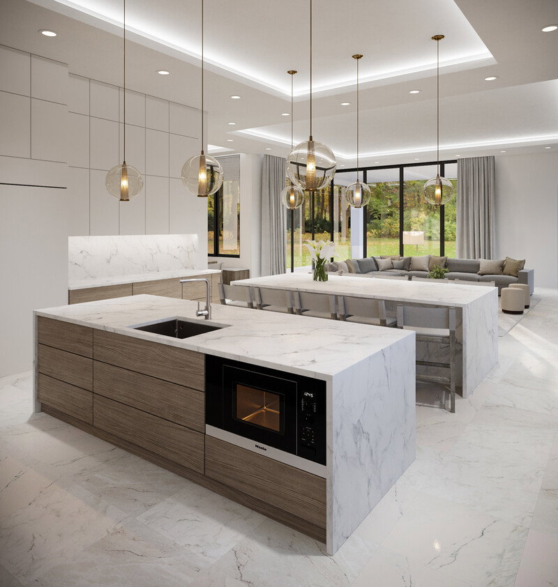 Modelo 3D de Cocina del Diseñador en Línea miniatura1