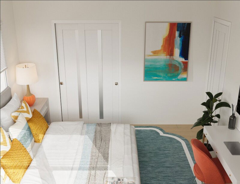 Online Designer Bedroom 3D Model 3