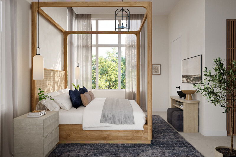 Online Designer Bedroom 3D Model 1