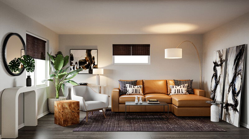 Online Designer Living Room 3D Model 3