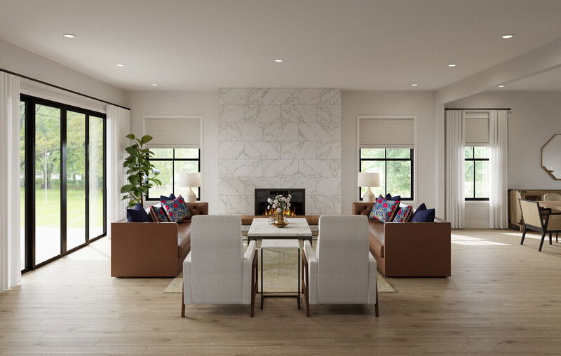 Modelo 3D Sala-Comedor del Diseñador en Línea 2