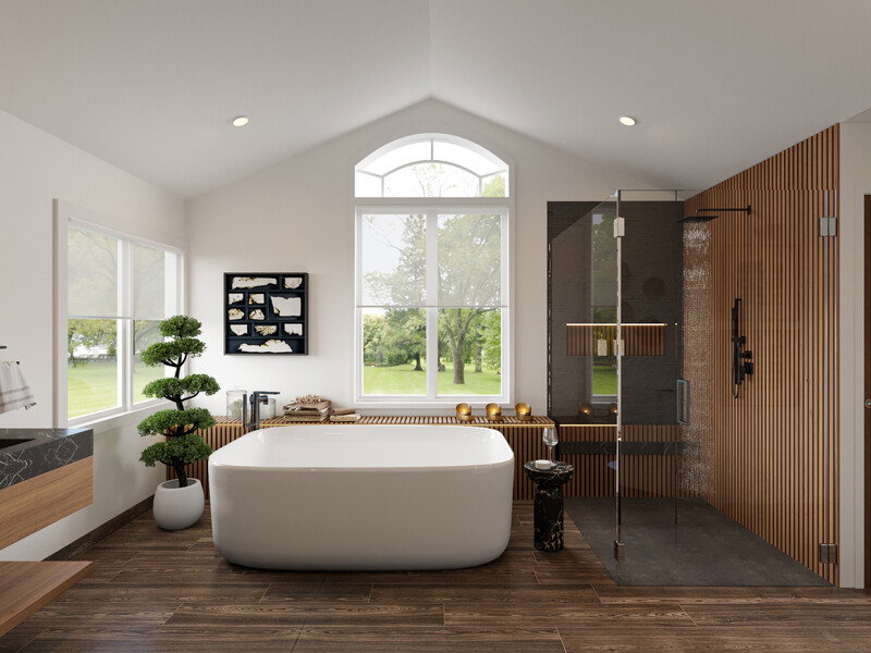 Online Designer Bathroom 3D Model thumbnail1